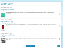 Tablet Screenshot of blog.switcheasy.com